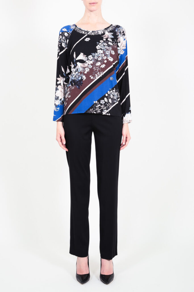 ELISA FANTI F/W 21/22 SERIE My Secret Garden PANTALONI IN CADY