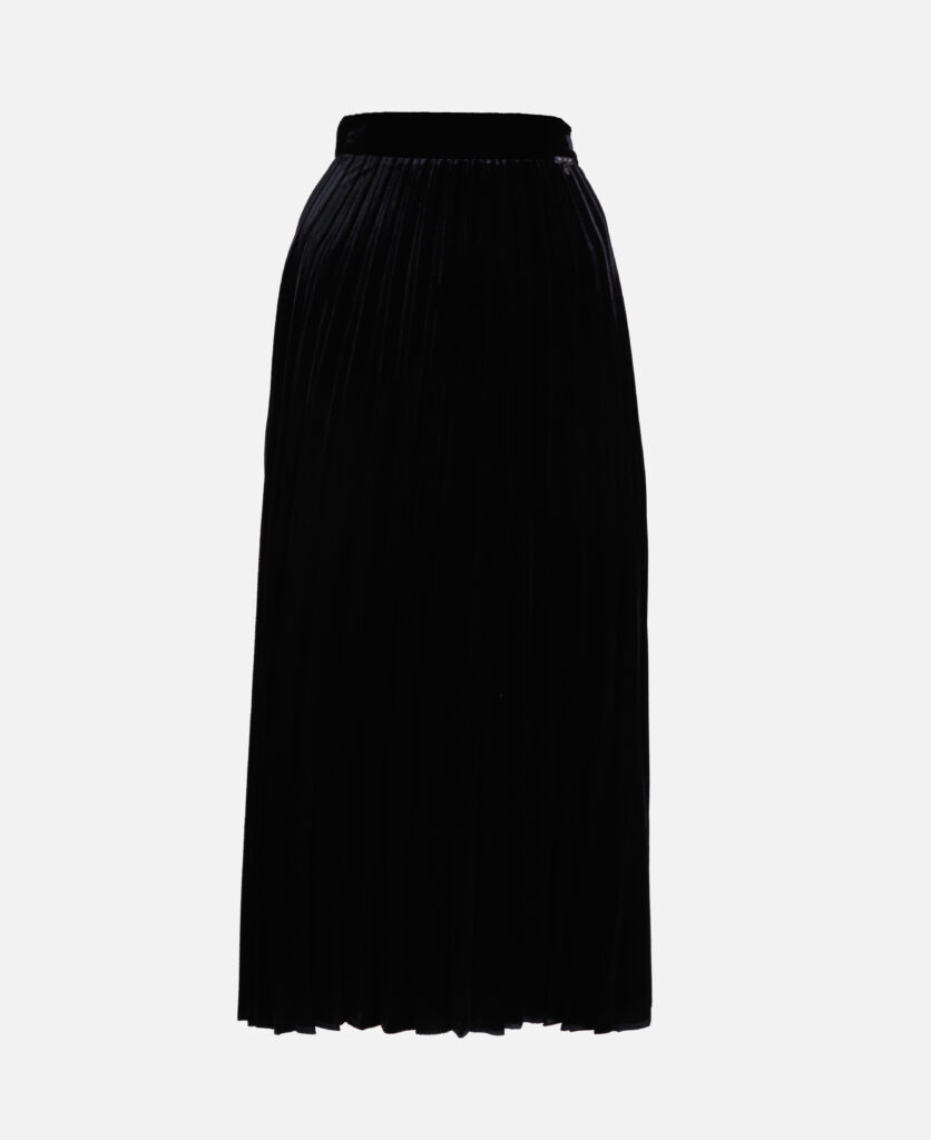 ELISA FANTI F/W 21/22 SERIE ForeveRed GONNA LUNGA A RUOTA IN VELLUTO