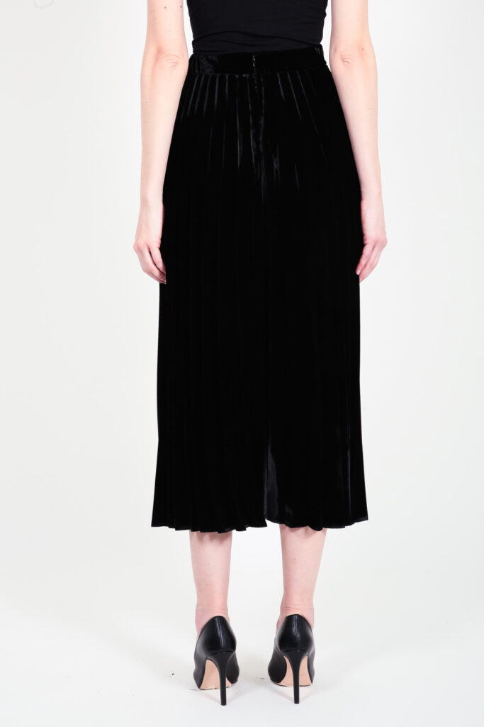 ELISA FANTI F/W 21/22 SERIE ForeveRed GONNA LUNGA A RUOTA IN VELLUTO