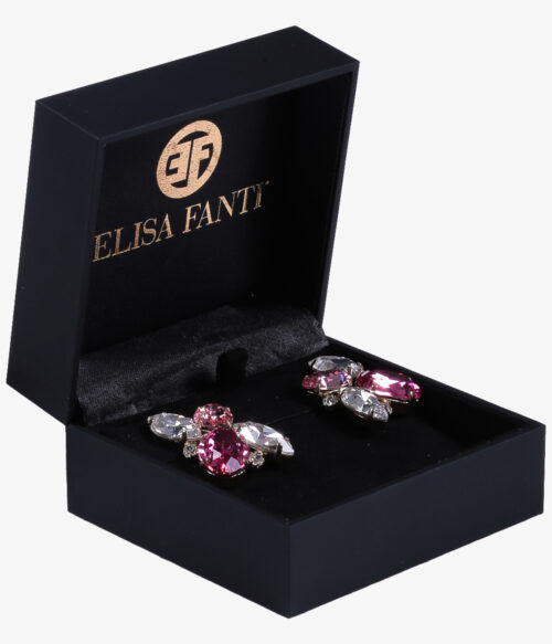ELISA FANTI S/S 2022 ORECCHINI LOBO CON PIETRE MULTICOLORE