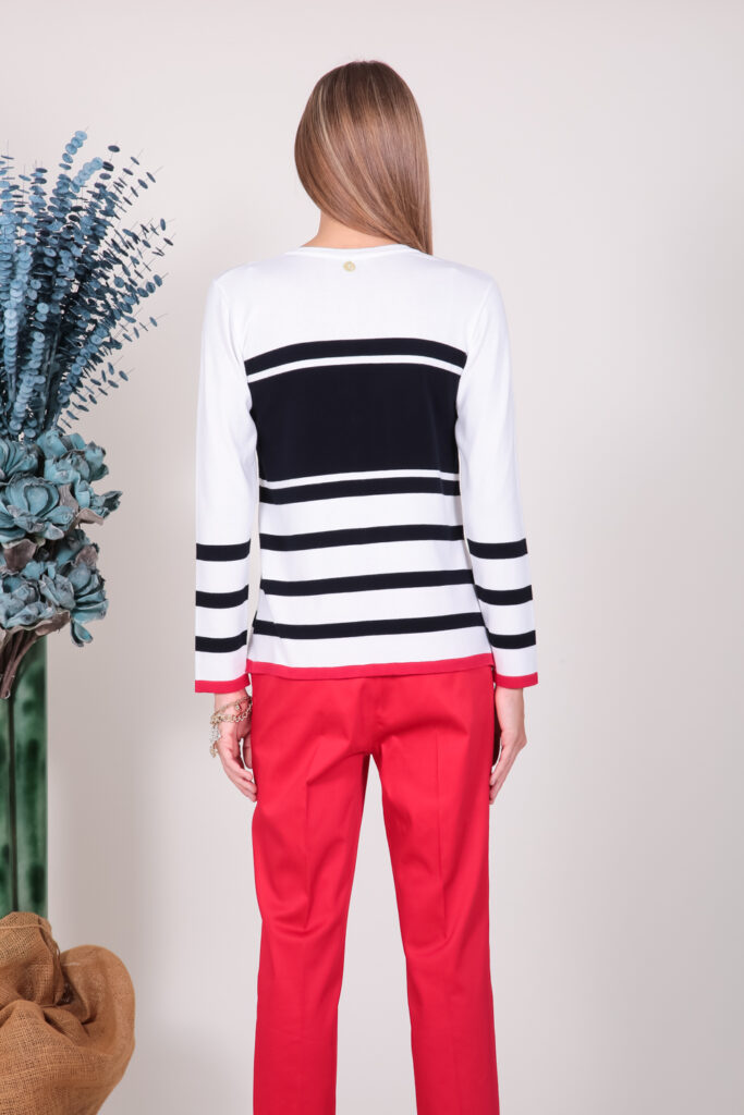 ELISA FANTI S/S 2022 CARDIGAN IN FILATO DI VISCOSA E STRASS